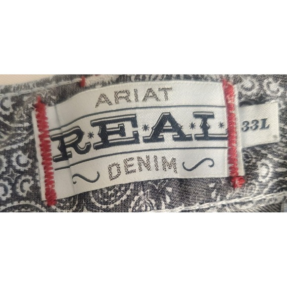 Ariat Real Denim Womens 33L RN105037 Blue Jeans Boot Cut 34" Inseam - Picture 4 of 6